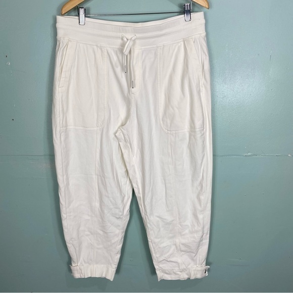 Athleta Farallon Weekender Pant L White 798616 - Picture 1 of 6